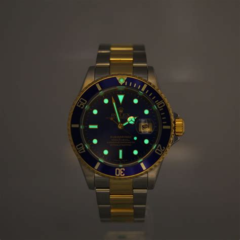 green lume on rolex|Rolex chromalight vs glow green.